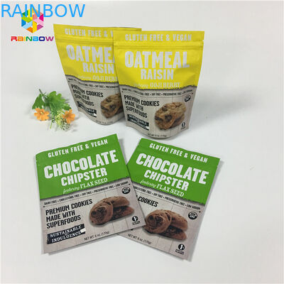 أكياس التعبئة والتغليف للأغذية الخفيفة القابلة لإعادة الاستخدام البروتين / مسحوق الحليب التصفيح الألومنيوم احباط الرمز البريدي قفل