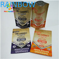 Long Lifespan Foil Pouch Packaging Heat Seal 1 / 8oz 1 / 2oz 1oz 1oz CBD Gummies Bag