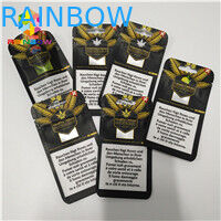 أكياس ريسيلابيل زيبلوك الألومنيوم احباط الوقوف التعبئة والتغليف النفط غميس CBD الحلوى