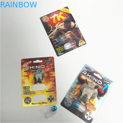 بافالو سعيد وقت حزمة نفطة التغليف الكركدن حبوب منع الحمل ورقة نفطة بطاقات مخصص