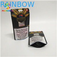 Doypack k كيس رقائق الألومنيوم قسط CBD القنب زهرة الشاي التعبئة والتغليف رائحة واقية الحقيبة الأطفال مقاومة الحقيبة