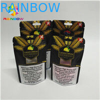 Doypack k كيس رقائق الألومنيوم قسط CBD القنب زهرة الشاي التعبئة والتغليف رائحة واقية الحقيبة الأطفال مقاومة الحقيبة