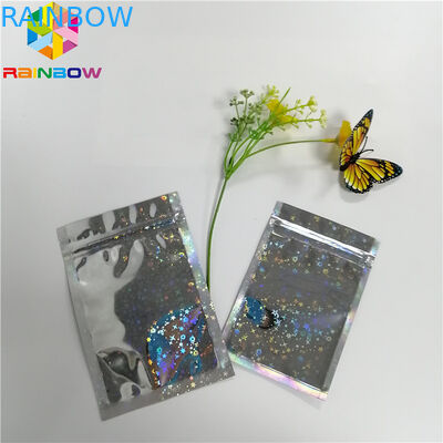 مايلر حقيبة الوقوف صنبور الحقيبة شفافة الجبهة احباط ثلاثة الجانبين الحرارة الختم