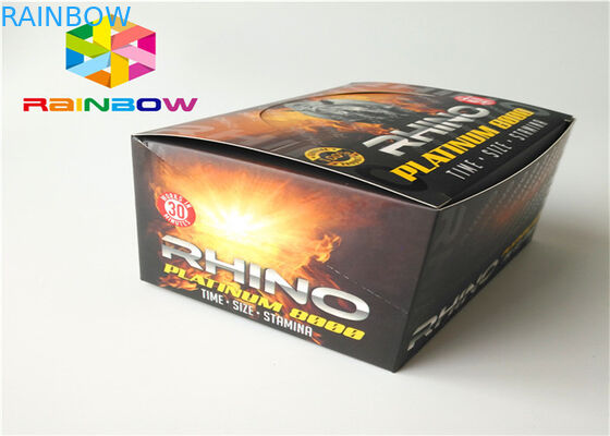 مزيج لون ورقة مربع التعبئة والتغليف المموج الساخنة ختم عملية النقش