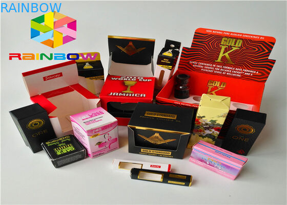 عرض الورق المعاد تدويره المموج التجزئة عرض مربع لبخار Vape- E- السائل عصير E