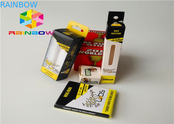 مزيج قوي من الورق المقوى المموج مربع التعبئة والتغليف اللون مع موافقة SGS FDA