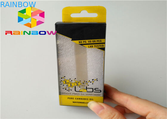 التعبئة والتغليف ورقة مربع عمر طويل 0.5ML - 30ML CBD زجاجة زيت التعبئة القطارة