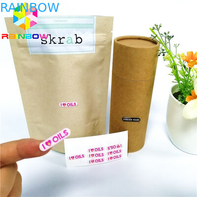 مواد الايبوكسي تقليص كم تسميات طباعة أوفست مع يموت قطع الزاوية المستقيمة