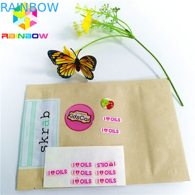 مواد الايبوكسي تقليص كم تسميات طباعة أوفست مع يموت قطع الزاوية المستقيمة