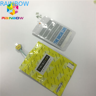 أكياس التعبئة والتغليف احباط مختومة الطباعة حسب الطلب جانب واحد واضح شفاف الأغلاق