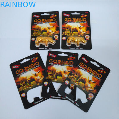 استخدام الأجهزة بطاقة نفطة التعبئة والتغليف الذهاب RHINO هول كبسولة حاوية الورق المعاد تدويره