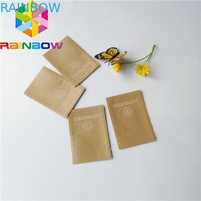 صغيرة المعاد تدويرها براون كرافت ورقة مخصص الطباعة الألومنيوم احباط الرطوبة دليل