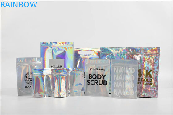 المجسم الوقوف احباط الحقائب الألومنيوم احباط مايلر زيبلوك للهدايا / مستحضرات التجميل