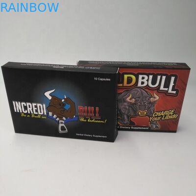 الحقائب مخصص قابلة للطي التعبئة والتغليف 300gsm الورق المقوى 7 ​​يوم 2 أيام حبوب منع الحمل مربع