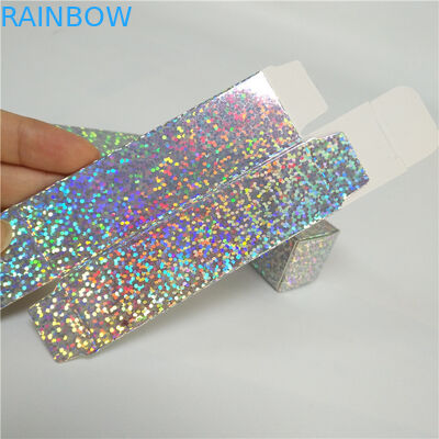 عبوات علب الورق الثلاثية الأبعاد 2.5x2.5x8.5cm حزم مستحضرات التجميل لمعان الشفاه