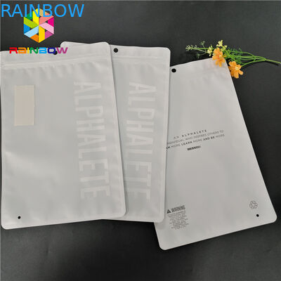 رائحة الإثبات الحقائب مايلر زيبلوك الوقوف الحقائب واضح شعار الطباعة المخصصة