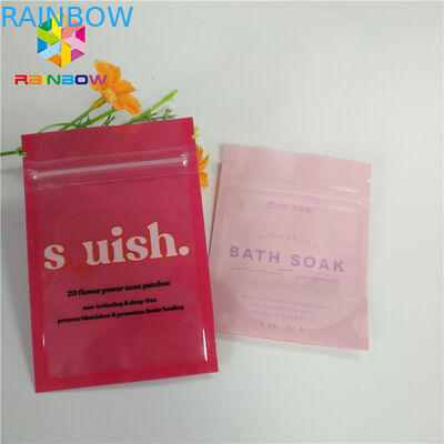 رائحة الإثبات الحقائب مايلر زيبلوك الوقوف الحقائب واضح شعار الطباعة المخصصة