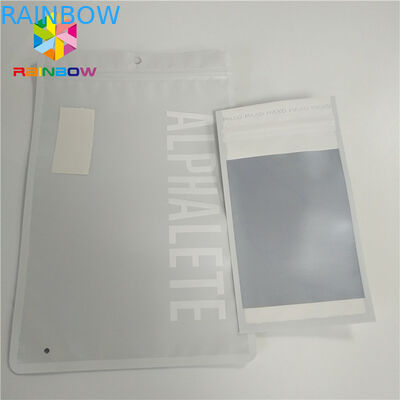 الحقائب ماتي البلاستيك الأبيض حزمة رائحة إثبات الحرارة ختم مايلر سماعة الطوق الديكور التعبئة