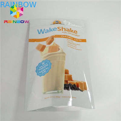 تغليف الحقائب البلاستيكية الغذاء الصف ، رقائق الألومنيوم الوقوف أكياس Ziplock المعمرة