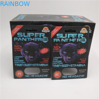 الشريحة إدراج بطاقة نفطة التعبئة والتغليف PET المواد لحبوب منع الحمل تعزيز الذكور