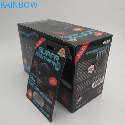 الشريحة إدراج بطاقة نفطة التعبئة والتغليف PET المواد لحبوب منع الحمل تعزيز الذكور