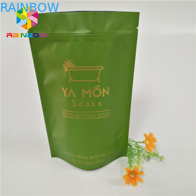 احباط واصطف البلاستيك الوقوف سستة الحقيبة حمام الملح العناية بالبشرة التعبئة والتغليف الطباعة الحفر