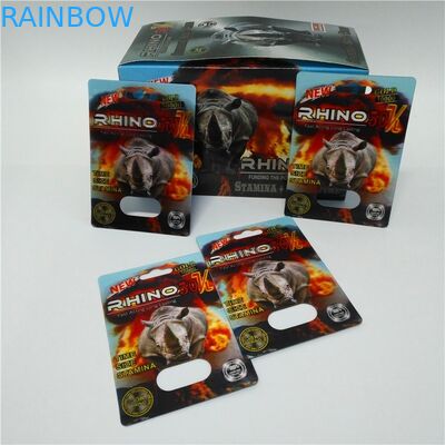 عرض مربع حزمة نفطة التغليف 3D الطباعة لحبوب منع الحمل تعزيز الذكور مامبا