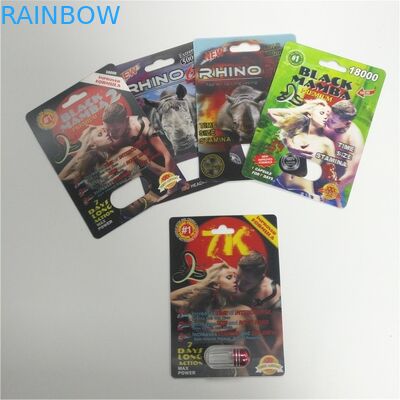 عرض مربع حزمة نفطة التغليف 3D الطباعة لحبوب منع الحمل تعزيز الذكور مامبا