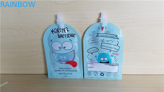 قابلة لإعادة الاستخدام أغذية صنبور صنبور الحقائب الغذائية شرب عصير الحليب أكياس قابلة للغلق