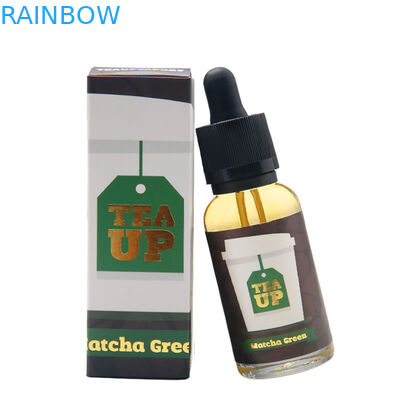 طوي ورقة مربع التعبئة والتغليف 10ML 15ML 30ML CBD النفط السائل زجاجة ملصق