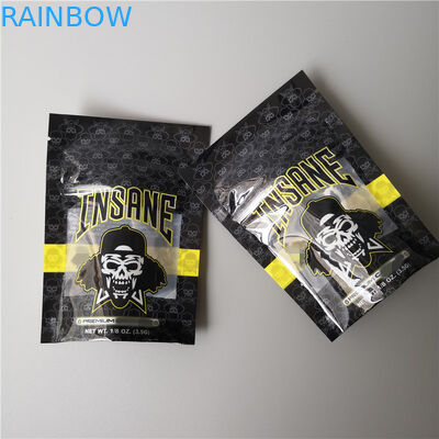 رائحة التعبئة والدليل على أكياس البلاستيك زيبلوك كاليفورنيا الكوكيز التغليف ماتي السطح