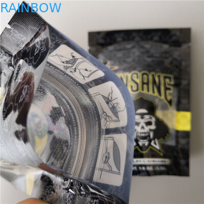 رائحة التعبئة والدليل على أكياس البلاستيك زيبلوك كاليفورنيا الكوكيز التغليف ماتي السطح