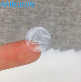 PET واضح يتقلص كم تسميات ملصقات برايل لاصق اللمس تحذير نوع المثلث