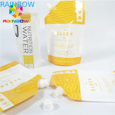 سائل شرب عصير صنبور الحقيبة التعبئة والتغليف مغلفة تسرب دليل على المشروبات