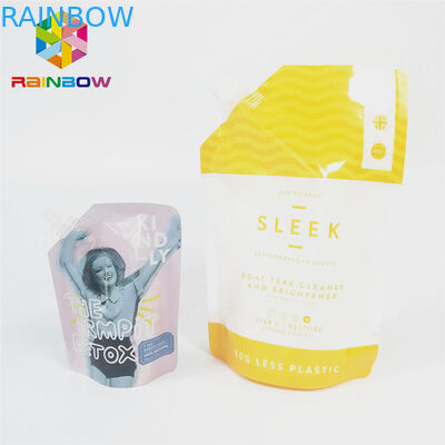 الانتهاء من لامعة نايلون السائل الوقوف صنبور الحقيبة ضغط كيس تغليف أغذية الأطفال