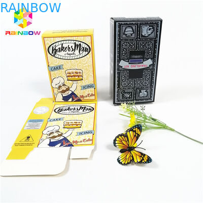 حار لامع حار ختم شعار العلامة التجارية OEM المطبوعة ورقة مربع هدية مستحضرات التجميل مربعات بطاقة التعبئة والتغليف رمش