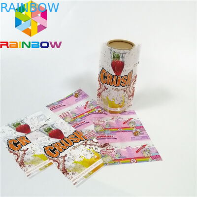 عرف الطباعة يتقلص كم تسميات البلاستيك PET / PVC المواد سطح التصفيح لامع