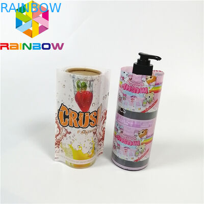 عرف الطباعة يتقلص كم تسميات البلاستيك PET / PVC المواد سطح التصفيح لامع