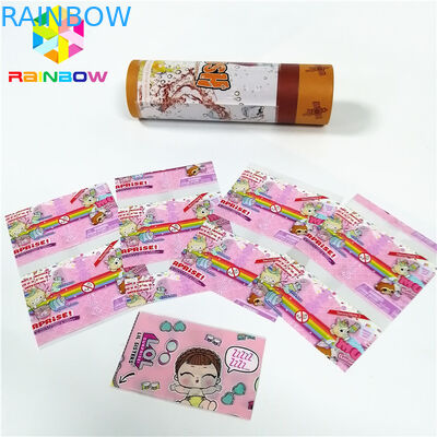 PVC PET يتقلص كم تسميات ماء التفاف السينمائي أنبوب بلاستيكي زجاجة مربع التعبئة والتغليف