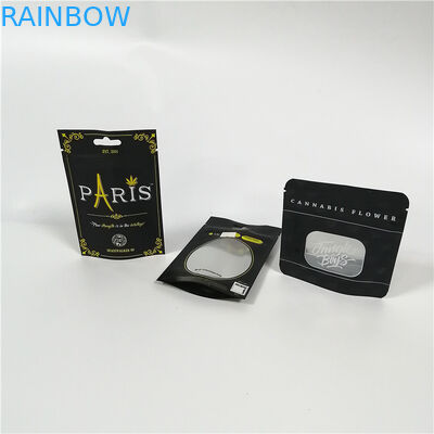 عبوات مايلر فويل عبوة مقاومة للرائحة 1 / 4oz 1 / 2oz 1oz