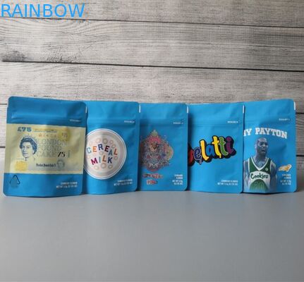 3.5 جرام ملفات تعريف الارتباط البخور العشبية التعبئة والتغليف رائحة الإثبات الوقوف سستة أكياس الأعشاب الضارة