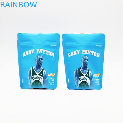 كيس مخصص التعبئة والتغليف البخور العشبية ، مايلر الكوكيز الوقوف زيبر الحقيبة