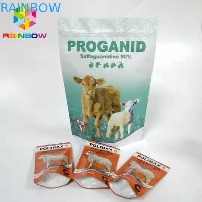 العرف الوقوف أكياس الحقيبة سستة 20 ٪ أوكسي تتراسيكلين مسحوق التعبئة والتغليف للذوبان