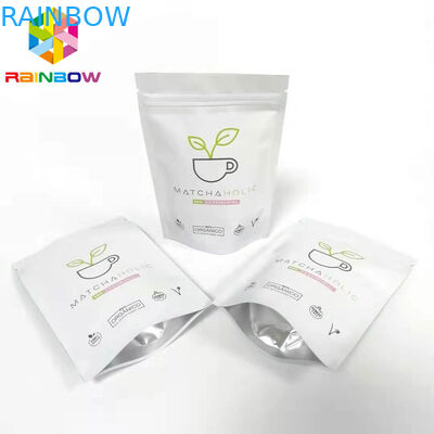 أكياس رقائق الألومنيوم الأغلاق التعبئة والتغليف الطباعة لامعة قفل الرمز البريدي البلاستيك