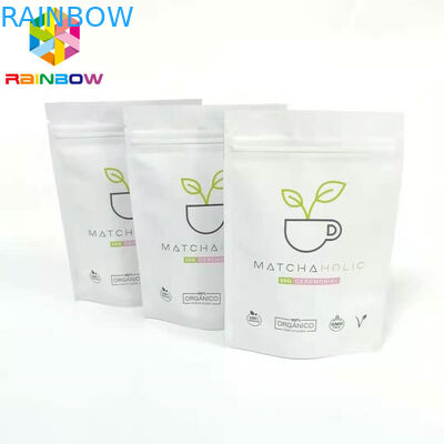 أكياس رقائق الألومنيوم الأغلاق التعبئة والتغليف الطباعة لامعة قفل الرمز البريدي البلاستيك