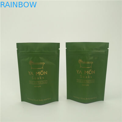 الوقوف دوق-باي رقائق الألومنيوم Ziplock أكياس التعبئة والتغليف 8oz 16oz فرك الجسم نقع التعبئة