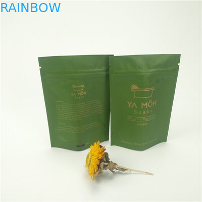 رقائق الألومنيوم أسفل مجمعة أكياس تسرب إثبات شعار الطباعة Ziplock التعبئة والتغليف