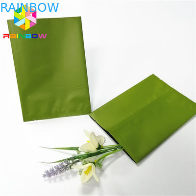 أكياس الضوء الأخضر مركز الظهر الحرارة ختم شعار مخصص احباط الغذاء مسحوق الحلوى الحقيبة