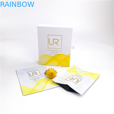 ماتي التصفيح ورقة مربع التعبئة والتغليف قناع من الضروري النفط العناية بالبشرة حقائب حسب الطلب