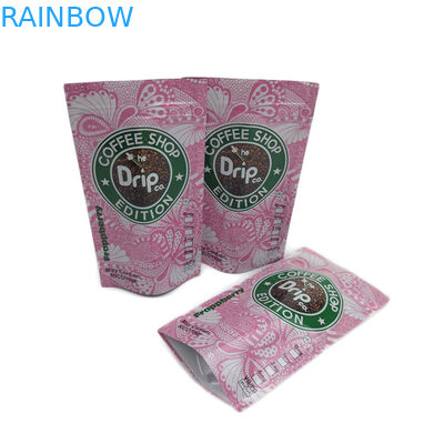 بالتنقيط القهوة التغليف مخصص مطبوعة زيبر الوقوف الحقيبة رائحة والدليل على صديقة للبيئة